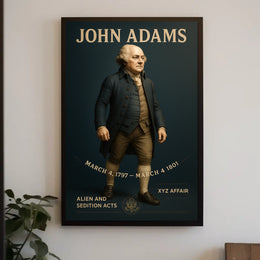 John Adams 2Nd President Poster