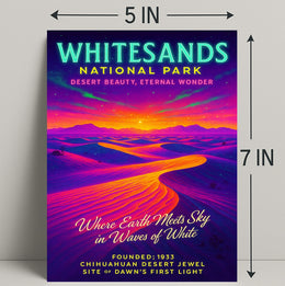 Whitesands National Park Poster PosterGoat