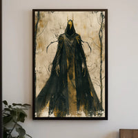 Mysterious Hooded Figure Poster in Fantasy or Mythology PosterGoat