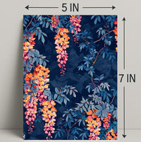 Vibrant Floral Illustrative Artwork for Artistic Poster