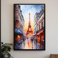 Parisian Street Scene Poster