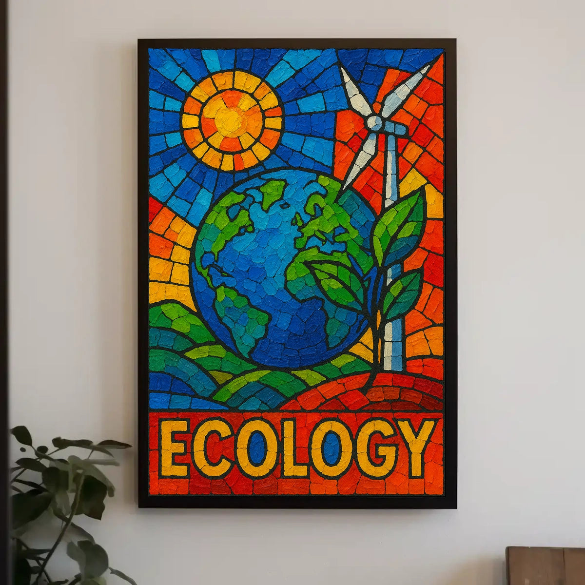 Ecology Mosaic Poster