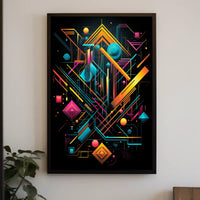 Geometric Symphony Poster