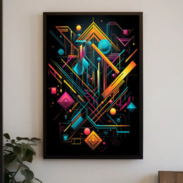 Geometric Symphony Poster