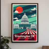 Washington DC Travel Poster