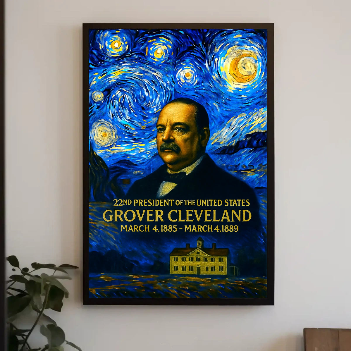 Grover Cleveland 22nd President of the United States Presidential Masterpiece Series Poster