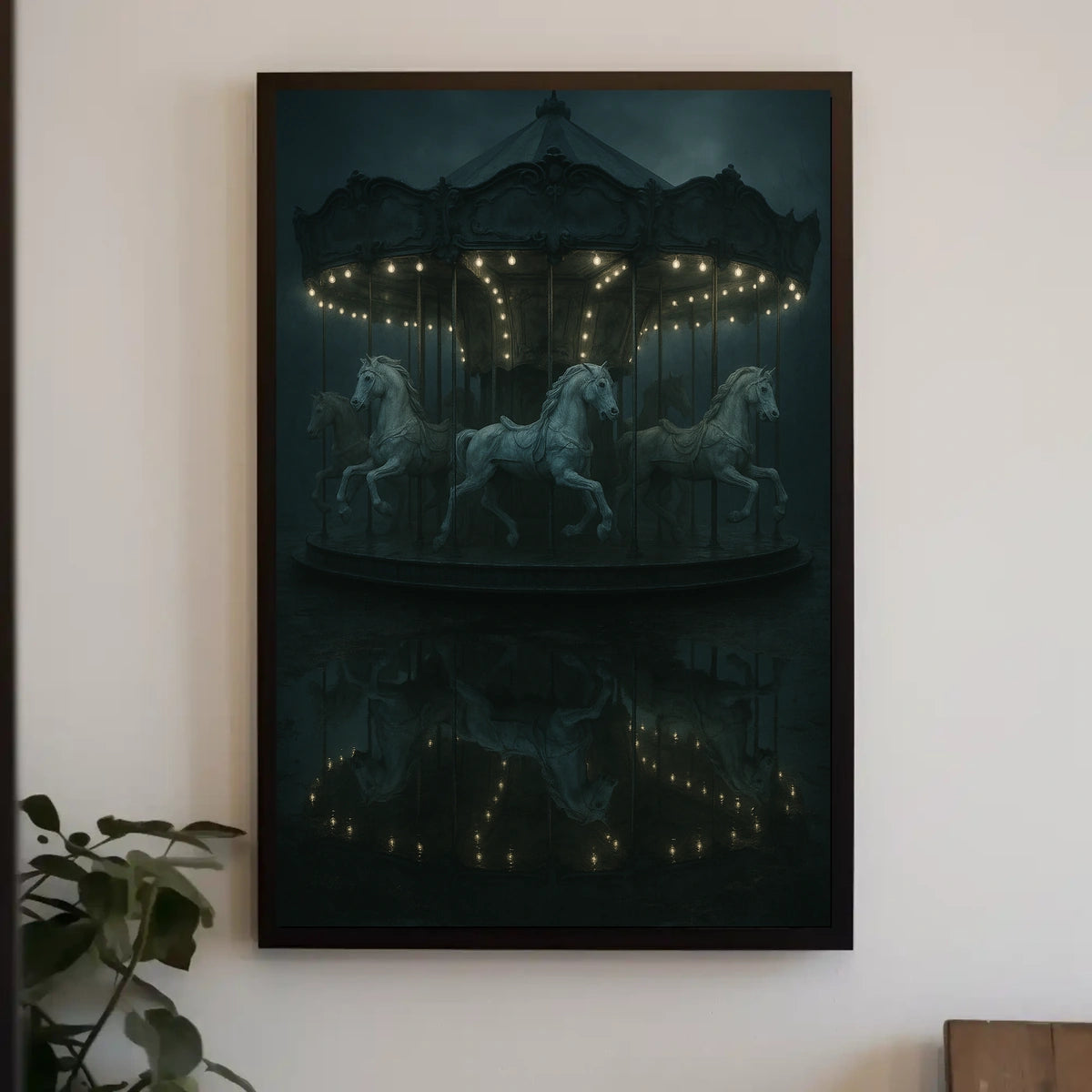 Enchanted Carousel Poster