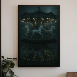 Enchanted Carousel Poster
