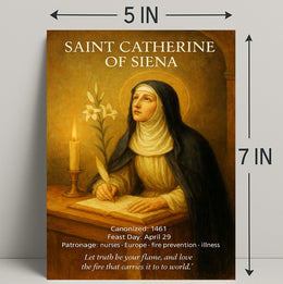 Saint Catherine of Siena Poster PosterGoat