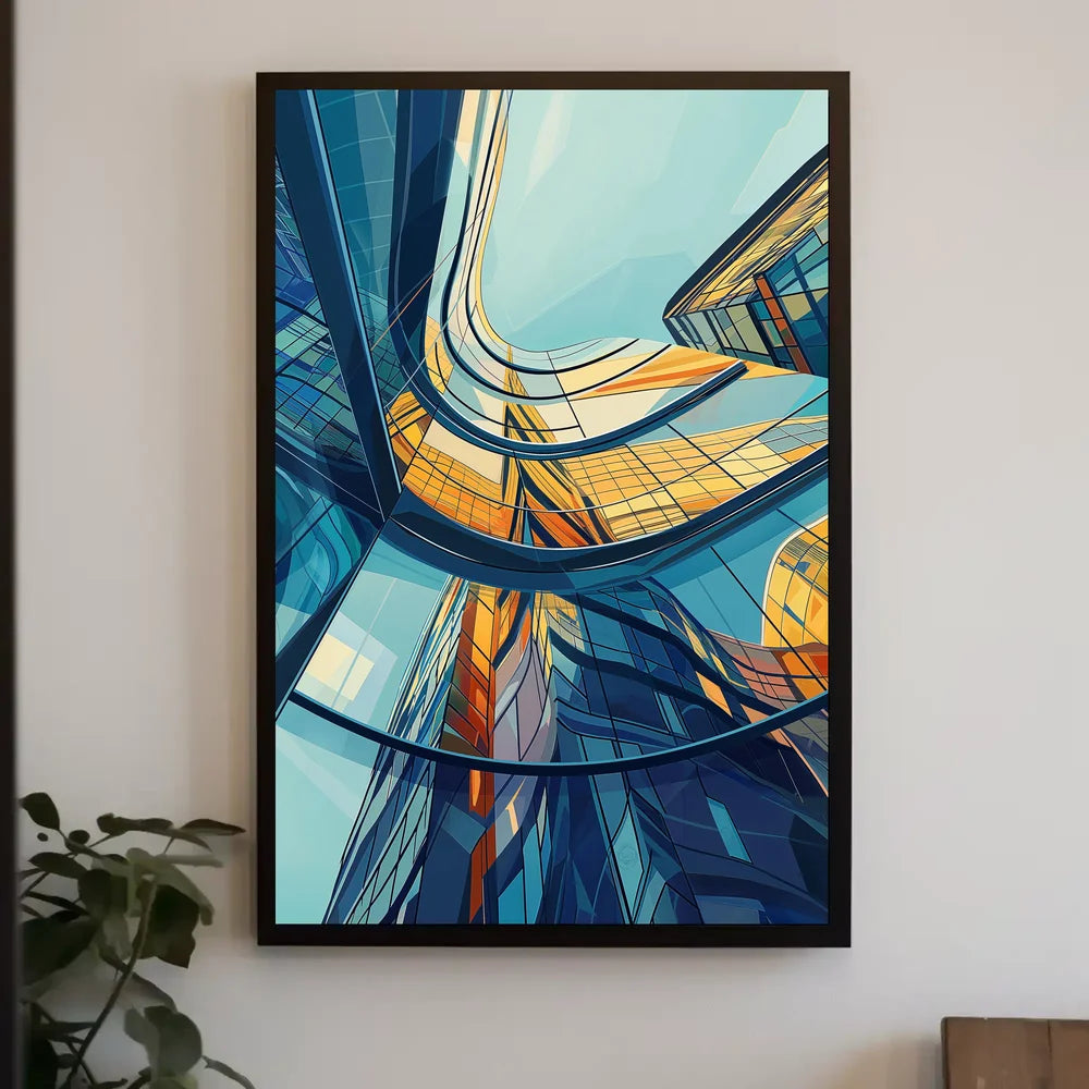 Abstract Timeless Landscape Art Poster