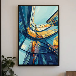 Abstract Timeless Landscape Art Poster
