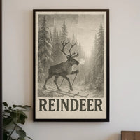 Reindeer Adventure Poster