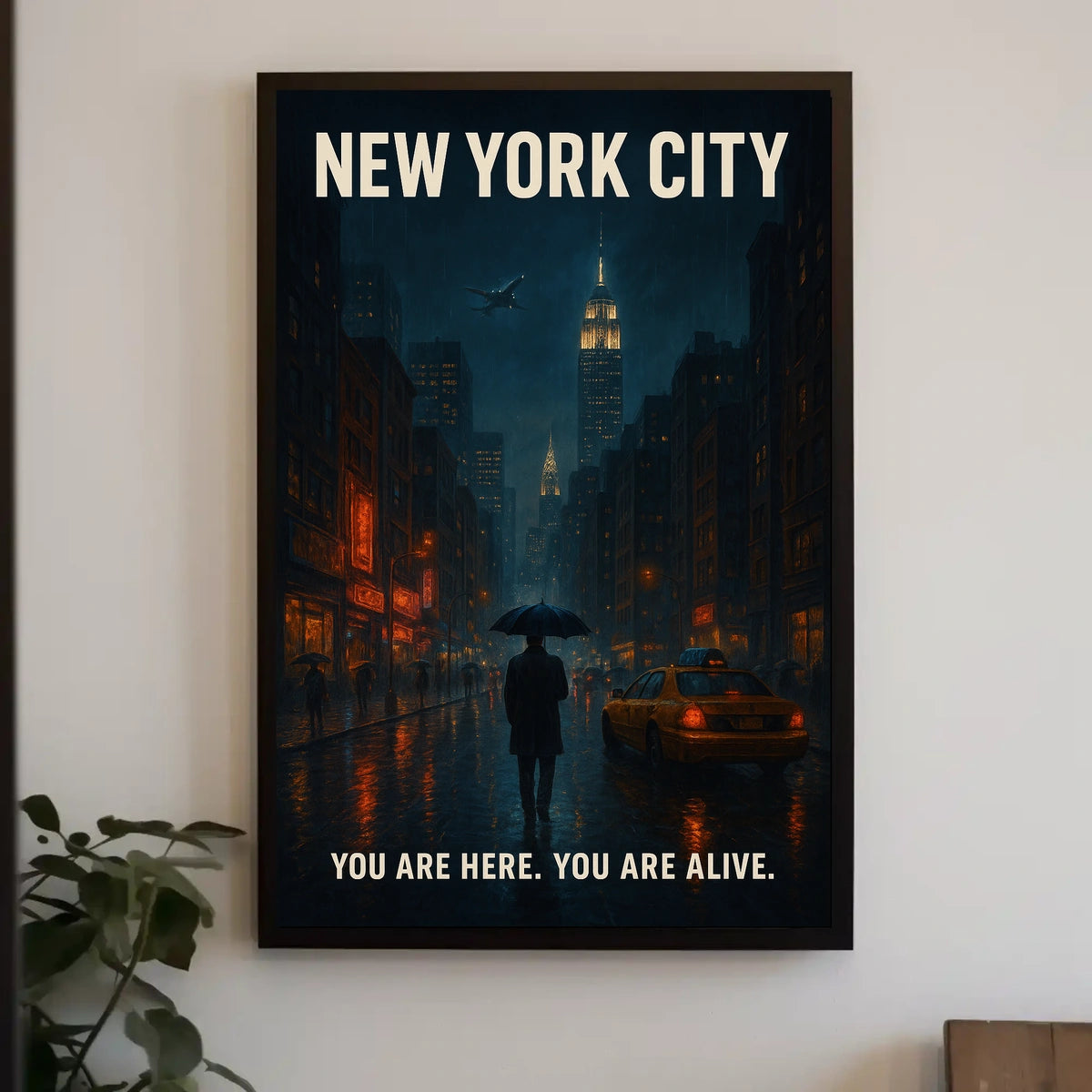 New York City You Are Here Poster