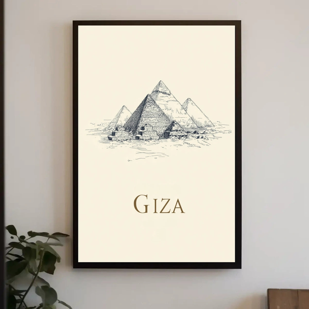 The Pyramids of Giza Poster