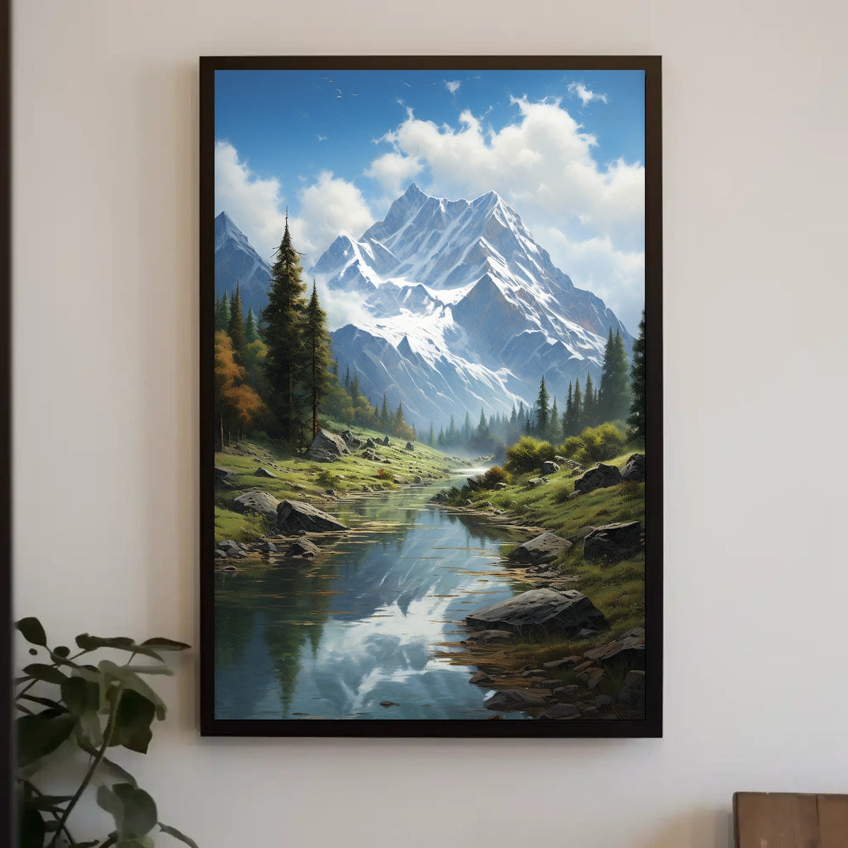 Majestic Mountain Landscape Poster