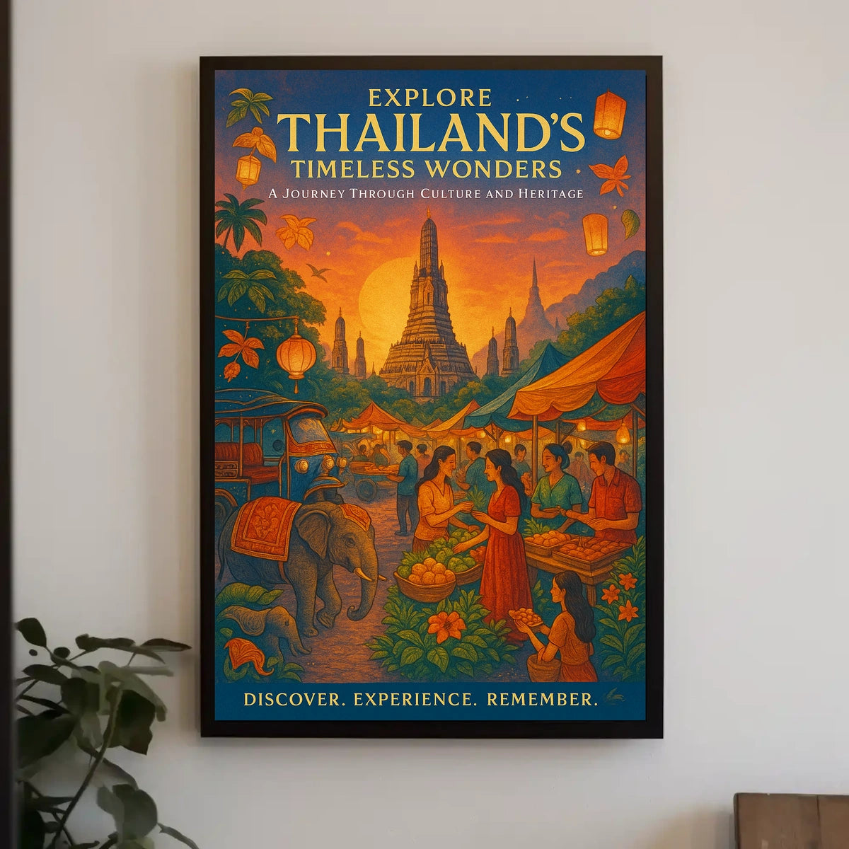 Explore Thailands Timeless Wonders Poster