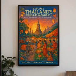 Explore Thailands Timeless Wonders Poster