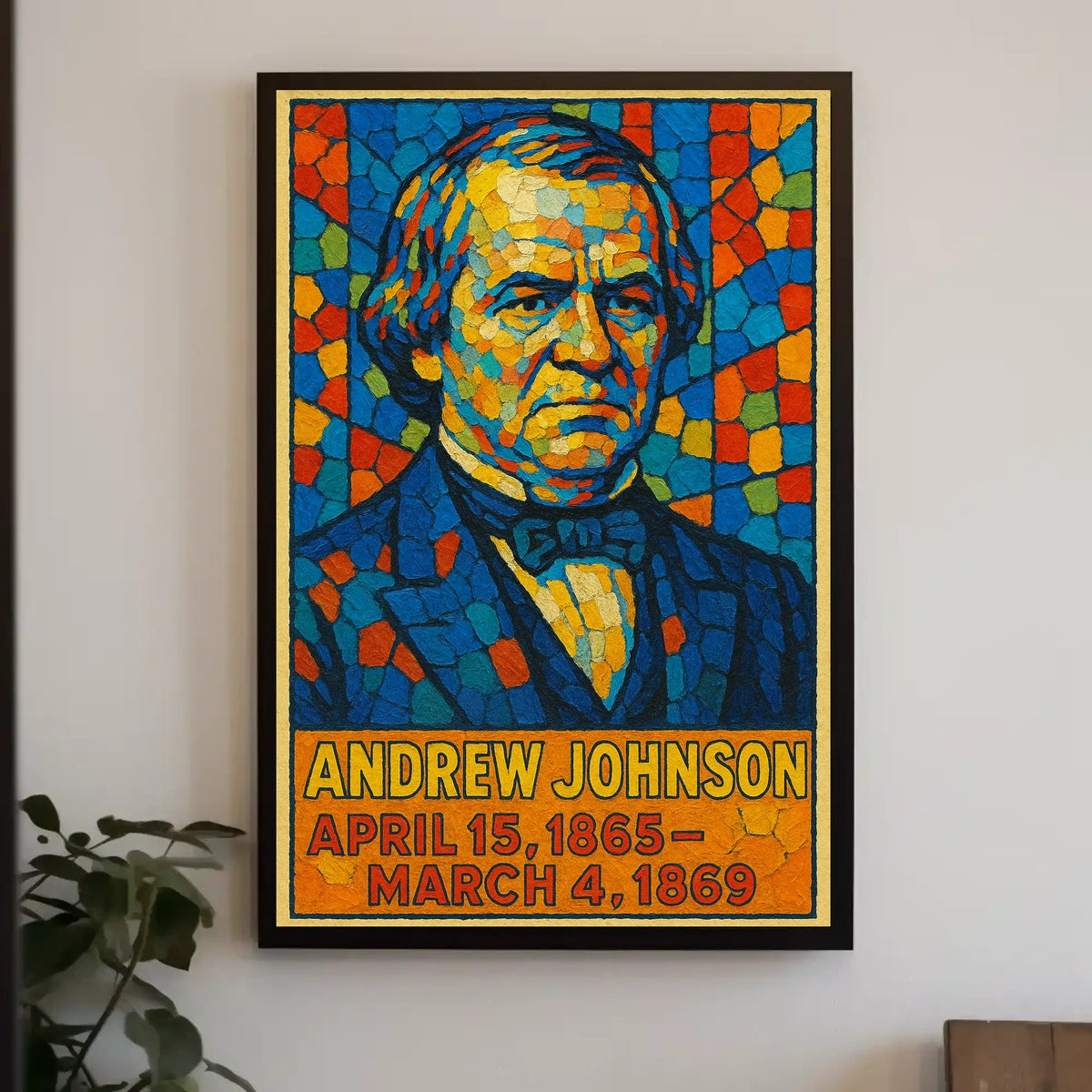 Andrew Johnson 17th President Poster
