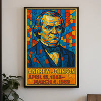 Andrew Johnson 17th President Poster