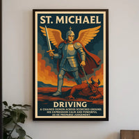 St. Michael The Divine Warrior Poster