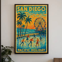 San Diego Pacific Holiday Poster