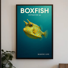 Boxfish Marine Life Poster