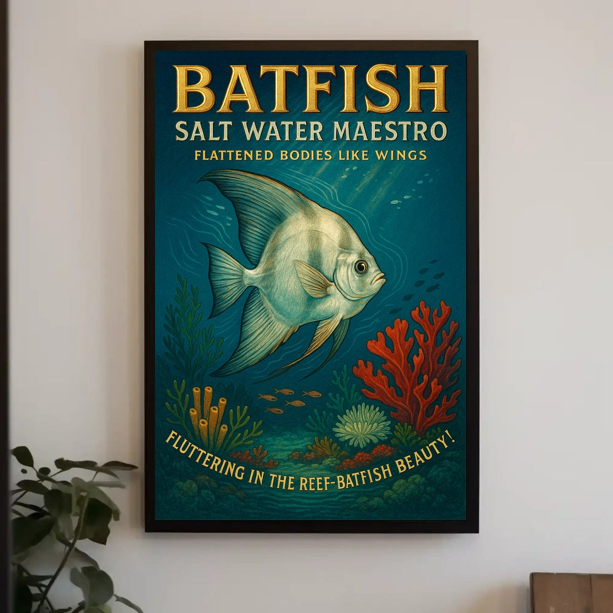 Batfish Salt Water Maestro Poster