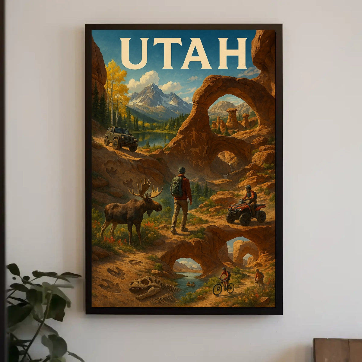 Utah Adventure Landscape Poster