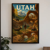 Utah Adventure Landscape Poster