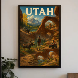 Utah Adventure Landscape Poster