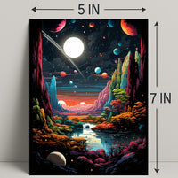 Cosmic Landscape Poster PosterGoat