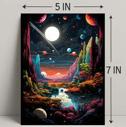 Cosmic Landscape Poster PosterGoat