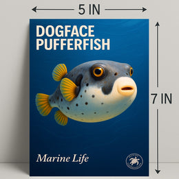 Dogface Pufferfish Poster PosterGoat