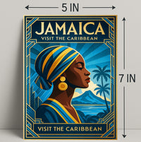 Discover Jamaica Visit the Caribbean Poster PosterGoat