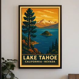 Lake Tahoe Scenic Poster