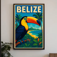 Belize Tropical Paradise Poster