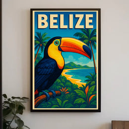 Belize Tropical Paradise Poster