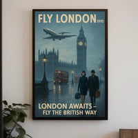 Fly London 1970 Poster