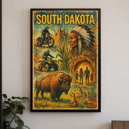South Dakota Adventure Poster