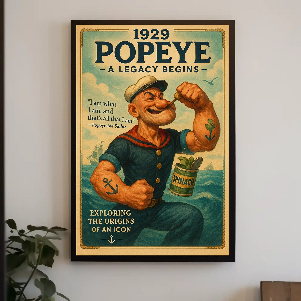 Popeye 1929 Art Poster POP-17