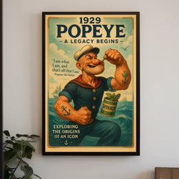 Popeye 1929 Art Poster POP-17