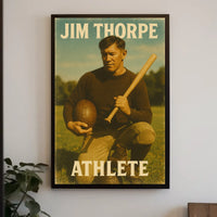 Jim Thorpe Athlete Poster