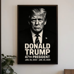 Donald Trump 47th President Poster