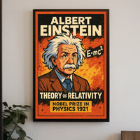 Albert Einstein Theory Of Relativity Poster