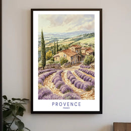 Lavender Fields of Provence Poster PosterGoat