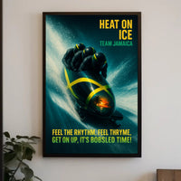 Heat On Ice Team Jamaica Poster