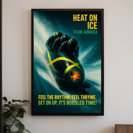 Heat On Ice Team Jamaica Poster