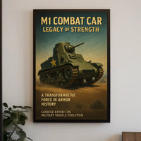M1 Combat Car Legacy Of Strength Poster