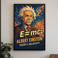 Albert Einstein Theory Of Relativity Poster