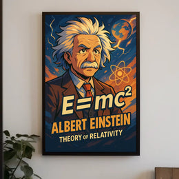 Albert Einstein Theory Of Relativity Poster
